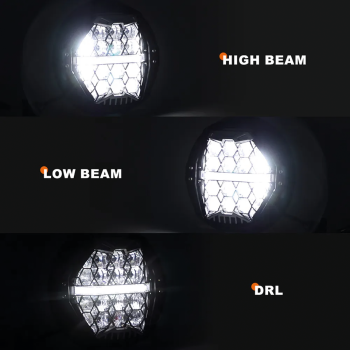 HONEYCOMB 7" LED SCHEINWERFEREINHEIT